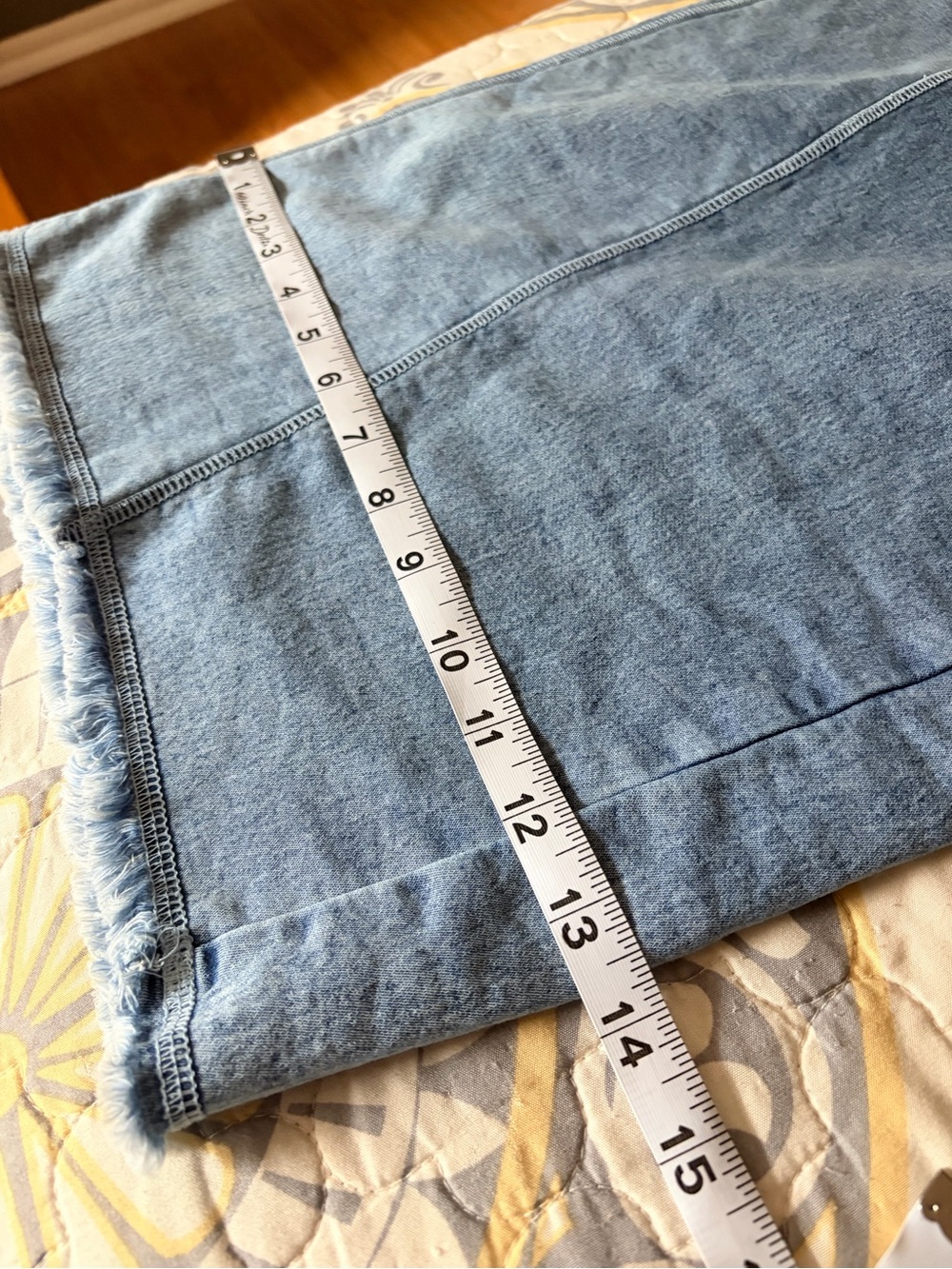 Aerie Soft Landing Wide Leg Light Blue Jean style Trousers, Drawstring, M - Picture 13 of 15